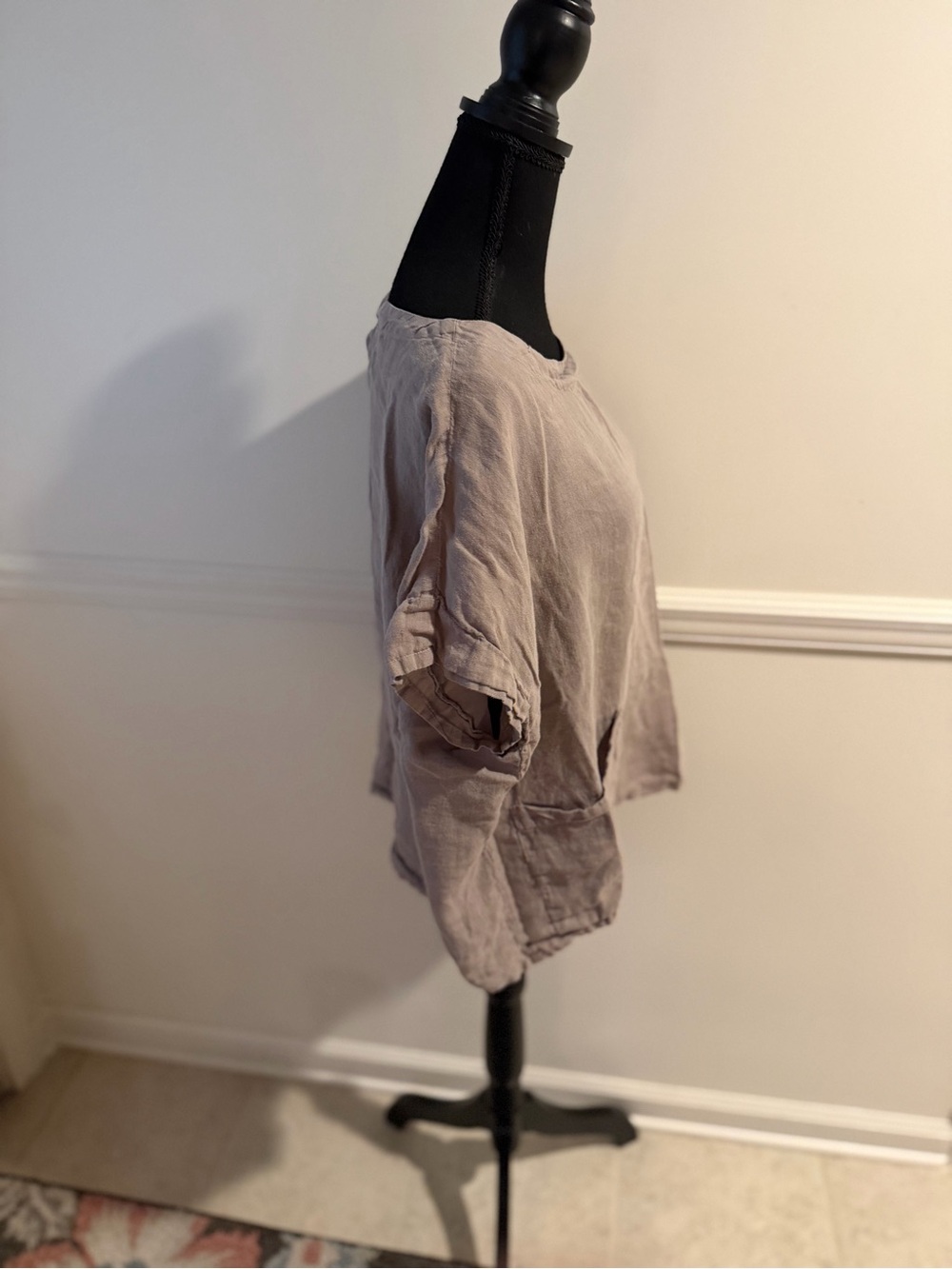 Match Point Linen Top - Picture 2 of 5